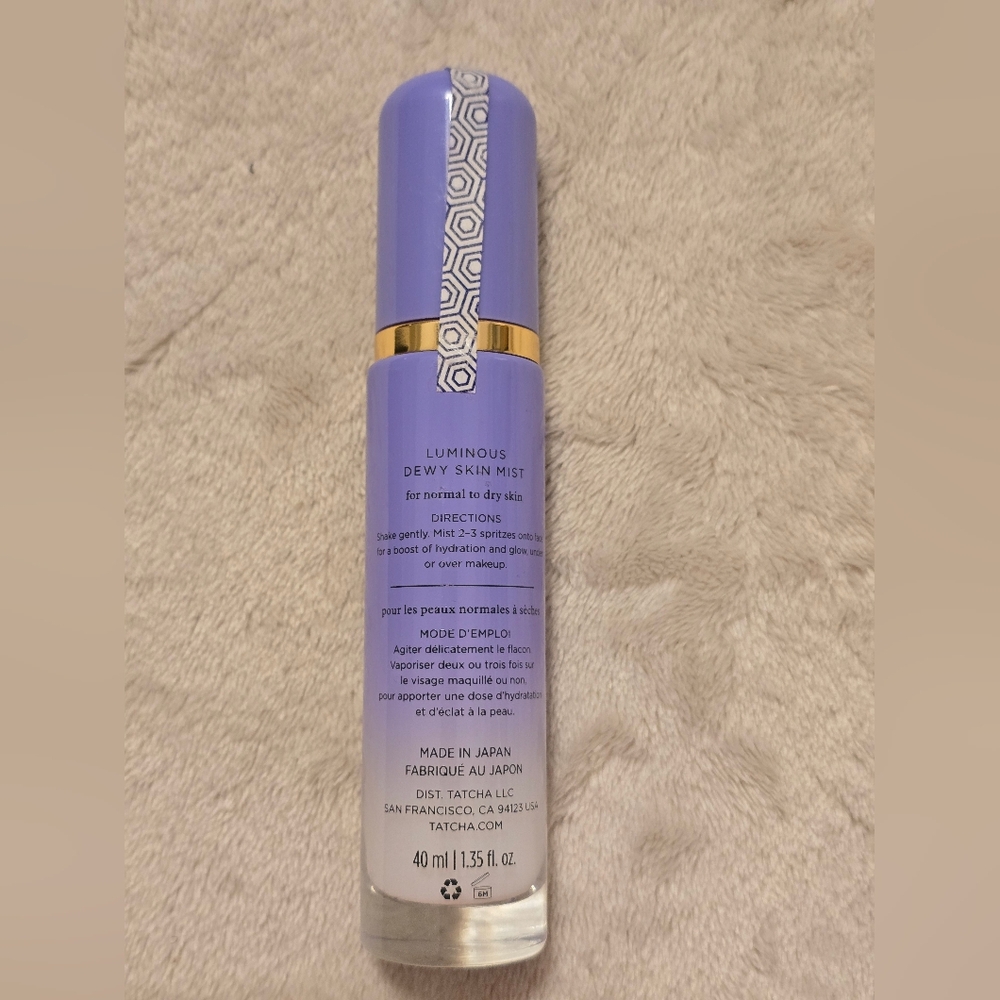 Tatcha Luminous Dewy Skin Mist – Full Size 40ml / 1.35 fl oz (Sealed) MSRP$49 - Picture 2 of 4